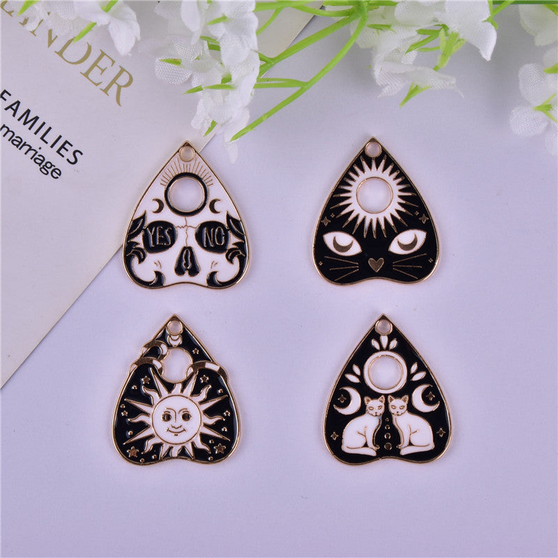 Cat Sun Eye Oil Dripping Alloy Ornament Pendant – Jewelry Gift Ideas — 1