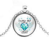 12 Colors Birthstone Angel Wings Necklace Daddy's – Jewelry Gift Ideas — 5