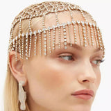 Zircon Crown Tiara Bridal Wedding New Tassel – Gifts for Couples — 2