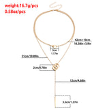 Double Ring Clavicle Chain Tassel Long Stick – Jewelry Gift Ideas — 3
