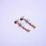 Gold-plated Diamond Tassel Earrings Eardrops – Jewelry Gift Ideas — 3