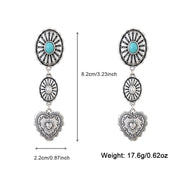 Semi-precious Stone Beaded Twin Earrings For Women – Gifts for Her — 3