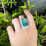 Creative Rectangular Geometric Ring – Thoughtful Gifts — 4