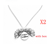 Sunflower Double Lettering Necklace – Jewelry Gift Ideas — 4