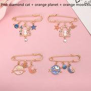 Cute Girl Heart Cartoon Metal Brooch – Jewelry Gift Ideas — 2