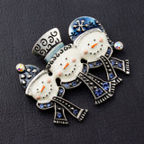 Alloy Cute Personalized Little Snowman Brooch – Jewelry Gift Ideas — 5