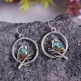 Round Aerial Bird Group Pendant Earrings – Jewelry Gift Ideas — 6