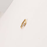 Horse Eye Zircon Ring Titanium Steel Plated 18K Gold – Practical Gifts — 6