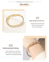 Women's Wave Diamond Simple All-match Bracelet – Jewelry Gift Ideas — 4