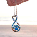 Personalized Footprints Alloy Pendant Necklace – Jewelry Gift Ideas — 8