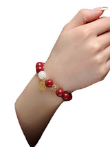 Raw Ore Cinnabar Bracelet Natural For Women – Jewelry Gift Ideas — 4