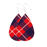 Duplex Printing Drop-shaped Leather Earrings – Practical Gifts — 8