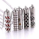 Cylinder Aromatherapy Pendant Titanium Steel – Jewelry Gift Ideas — 4