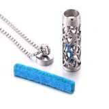 Cylinder Aromatherapy Pendant Titanium Steel – Jewelry Gift Ideas — 8