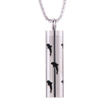 Cylinder Aromatherapy Pendant Titanium Steel – Jewelry Gift Ideas — 6