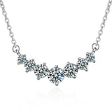Zircon Straight Chain Necklace Women's Pendant – Jewelry Gift Ideas — 16