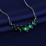 Zircon Straight Chain Necklace Women's Pendant – Jewelry Gift Ideas — 12