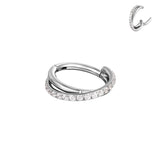 Double-Layer Cross Nose Ring Piercing Decoration – Gift Ideas — 2