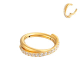 Double-Layer Cross Nose Ring Piercing Decoration – Gift Ideas — 9
