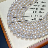 Freshwater Pearl Necklace Extremely Strong Light – Jewelry Gift Ideas — 10