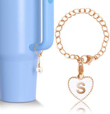 Love Alloy Oil Drop Letter Pendant Water Bottle Handle – Stylish Gifts — 19