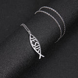 Cute Fish Love Words Simple Tassel Necklace – Jewelry Gift Ideas — 12