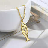 Cute Fish Love Words Simple Tassel Necklace – Jewelry Gift Ideas — 6