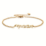 Real Gold Plating O Chain Stainless Steel Anklets – Unique Gift Ideas — 11