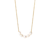 18K Gold-plated Collarbone Necklace Natural – Jewelry Gift Ideas — 5