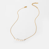 18K Gold-plated Collarbone Necklace Natural – Jewelry Gift Ideas — 6