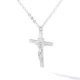 Ornament Copper Inlaid Zircon Cross Necklace Men – Jewelry Gift Ideas — 7