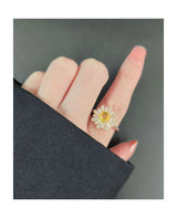 Sunflower Ring Fashion All-match Opening – Stylish Gifts — 6