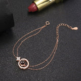 Women's S925 Round Diamond Embedded Star Bracelet – Jewelry Gift Ideas — 8