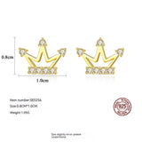 Crown Stud Earring S925 Silver Earrings – Jewelry Gift Ideas — 9