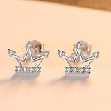 Crown Stud Earring S925 Silver Earrings – Jewelry Gift Ideas — 10