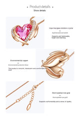 Angel Necklace Ear Stud Jewelry Suit Simple – Jewelry Gift Ideas — 6