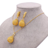 Women's 24K Gold Bridal Necklace Pendant Jewelry – Jewelry Gift Ideas — 4
