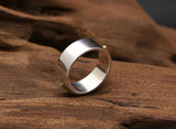 S925 Sterling Silver Fashion Simple Feather Ring – Stylish Gifts — 7