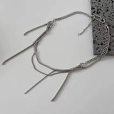 Steel Bends And Hitches Tassel Necklace – Jewelry Gift Ideas — 9