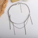 Steel Bends And Hitches Tassel Necklace – Jewelry Gift Ideas — 7