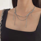 Steel Bends And Hitches Tassel Necklace – Jewelry Gift Ideas — 10