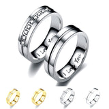 Titanium Steel Couple Ring I LOVE YOU Engagement – Gifts for Couples — 4