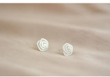 Sterling Silver Spiral Flower Stud Earrings – Surprise Gifts — 9