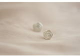 Sterling Silver Spiral Flower Stud Earrings – Surprise Gifts — 5