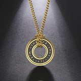 Vintage Viking Rune Circle Pendant Ornament – Jewelry Gift Ideas — 9