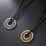Vintage Viking Rune Circle Pendant Ornament – Jewelry Gift Ideas — 8
