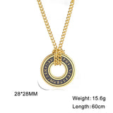 Vintage Viking Rune Circle Pendant Ornament – Jewelry Gift Ideas — 2