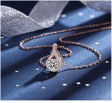 Necklace S925 Silver Moissanite Six-claw Water – Jewelry Gift Ideas — 9