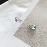 Water Drop Shape Gem Non-piercing Ear Clip – Small Gift Ideas — 7