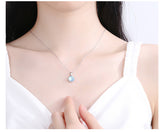 Crown Moonstone Necklace Female S925 Sterling – Jewelry Gift Ideas — 11